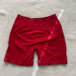 Alphalete red shorts